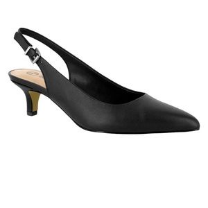 Bella Vita Scarlett Slingback Pumps On Kitten Heel